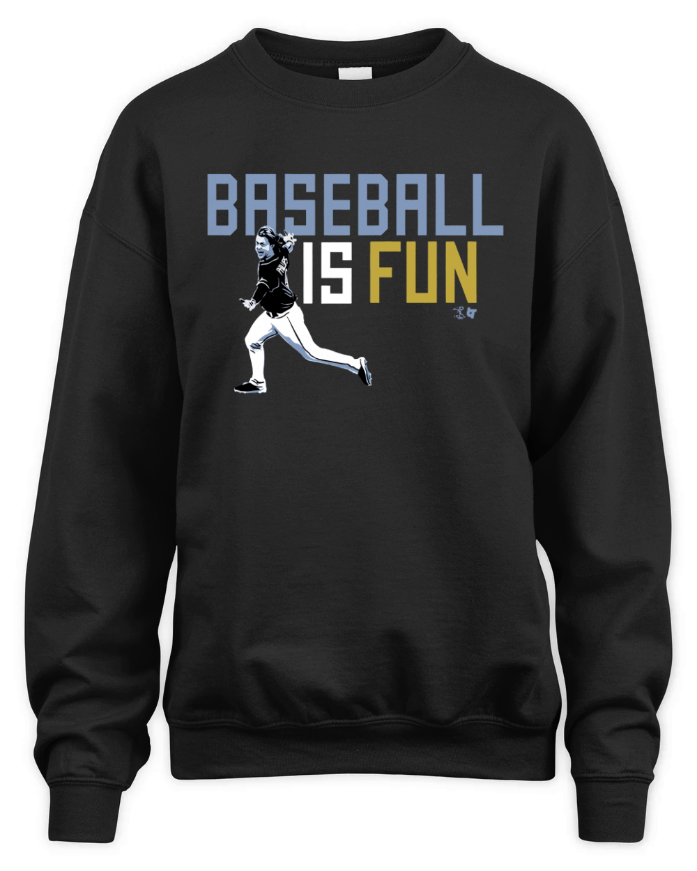 Baseball Is Fun Unisex Premium Crewneck Sweatshirt