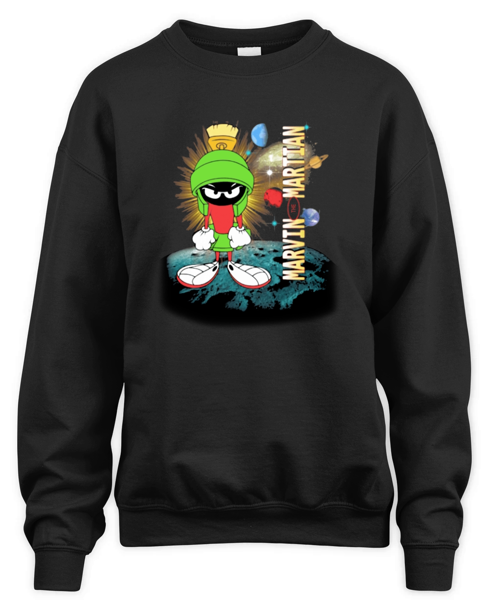 Marvin the Martian Unisex Premium Crewneck Sweatshirt