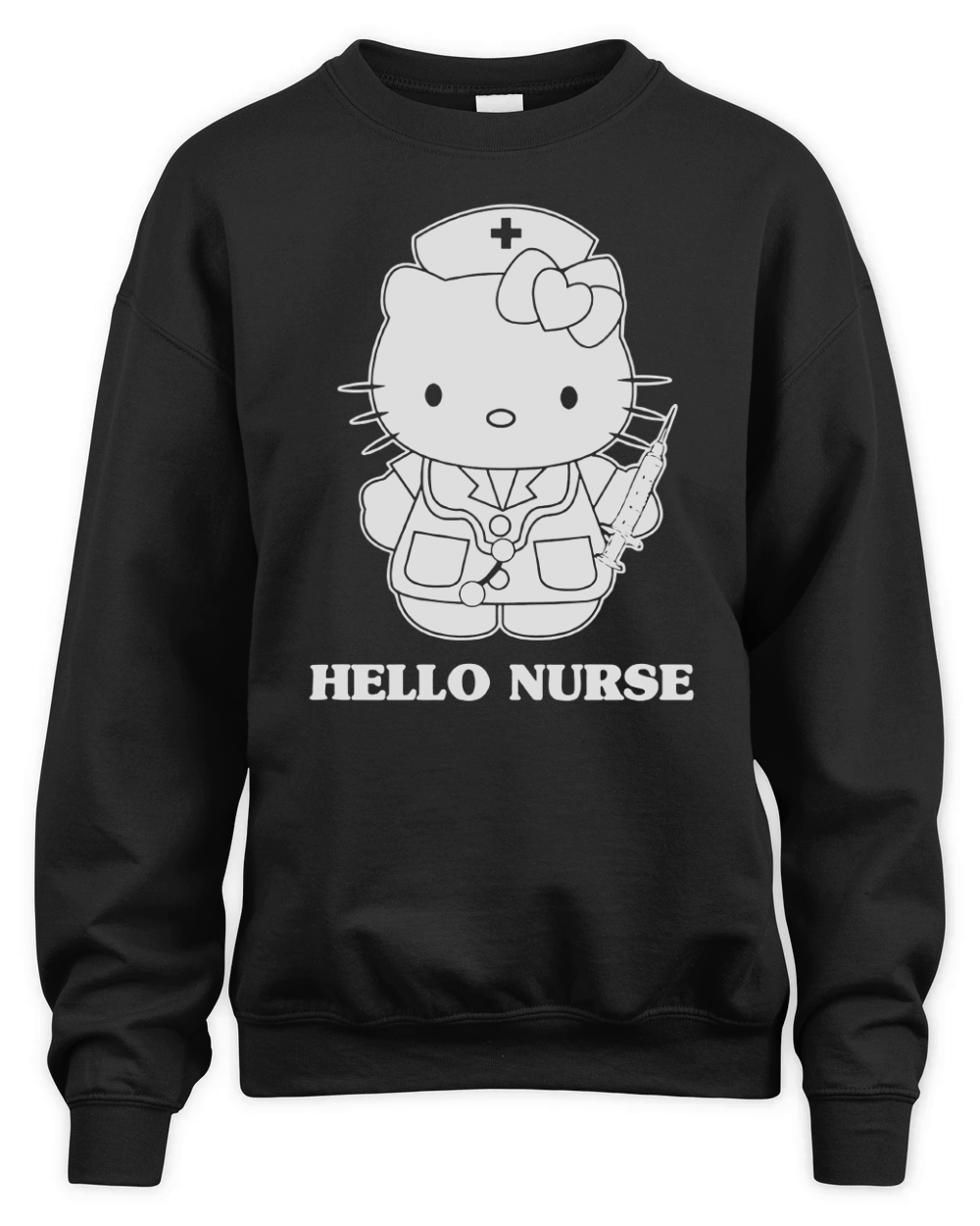 Nurse-Hello Kitty-2 Unisex Premium Crewneck Sweatshirt