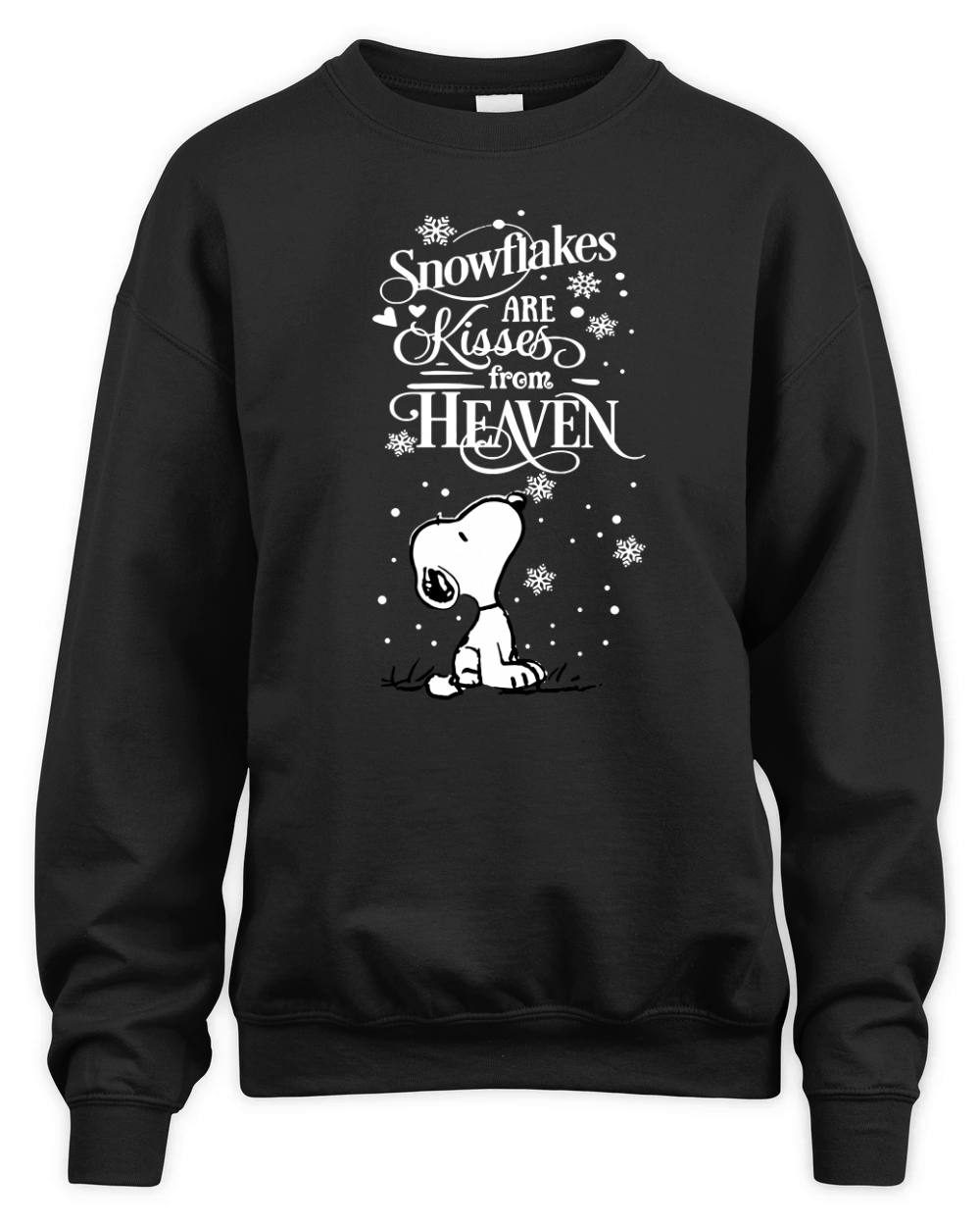 Snoopy Snowflakes Unisex Premium Crewneck Sweatshirt