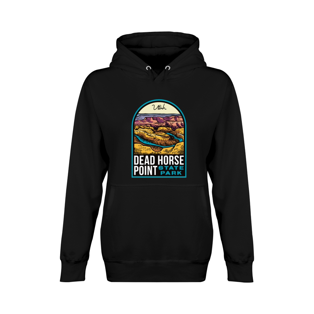 Dead Horse Point State Park Utah Vintage Unisex Premium Pullover Hoodie