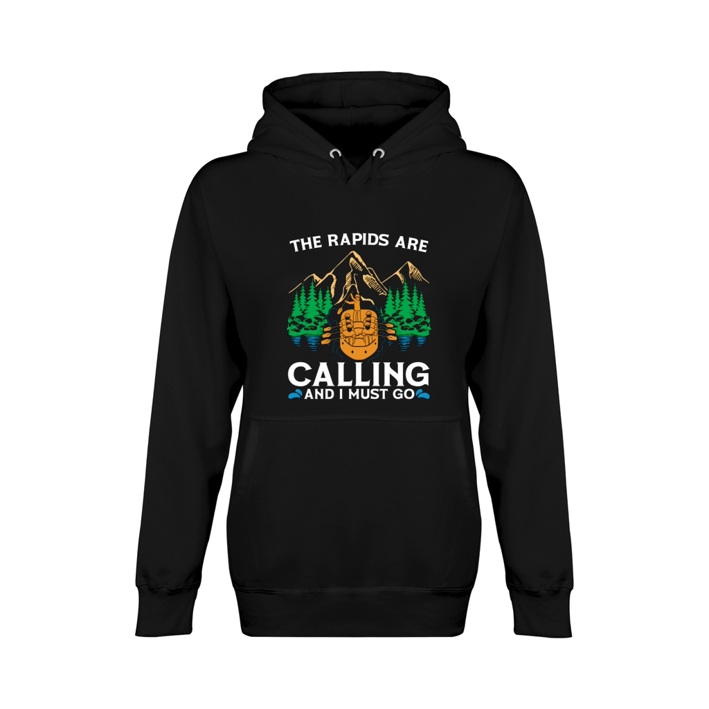 Rafting The Rapids Are Calling White Water Rafting Unisex Premium Pullover Hoodie