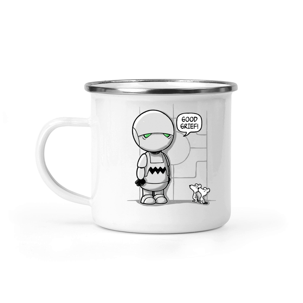 GOOD GRIEF MARVIN HITCHHIKERS GUIDE TO THE GALAXY Camping Mug