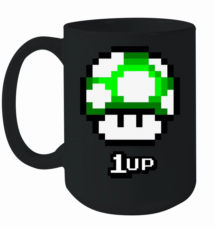 1up T-Shirt Ceramic Mug
