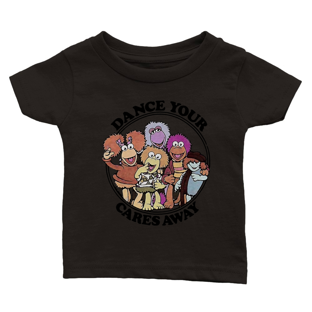 Fraggle Rock dance your cares away Classic Baby Crewneck T-shirt