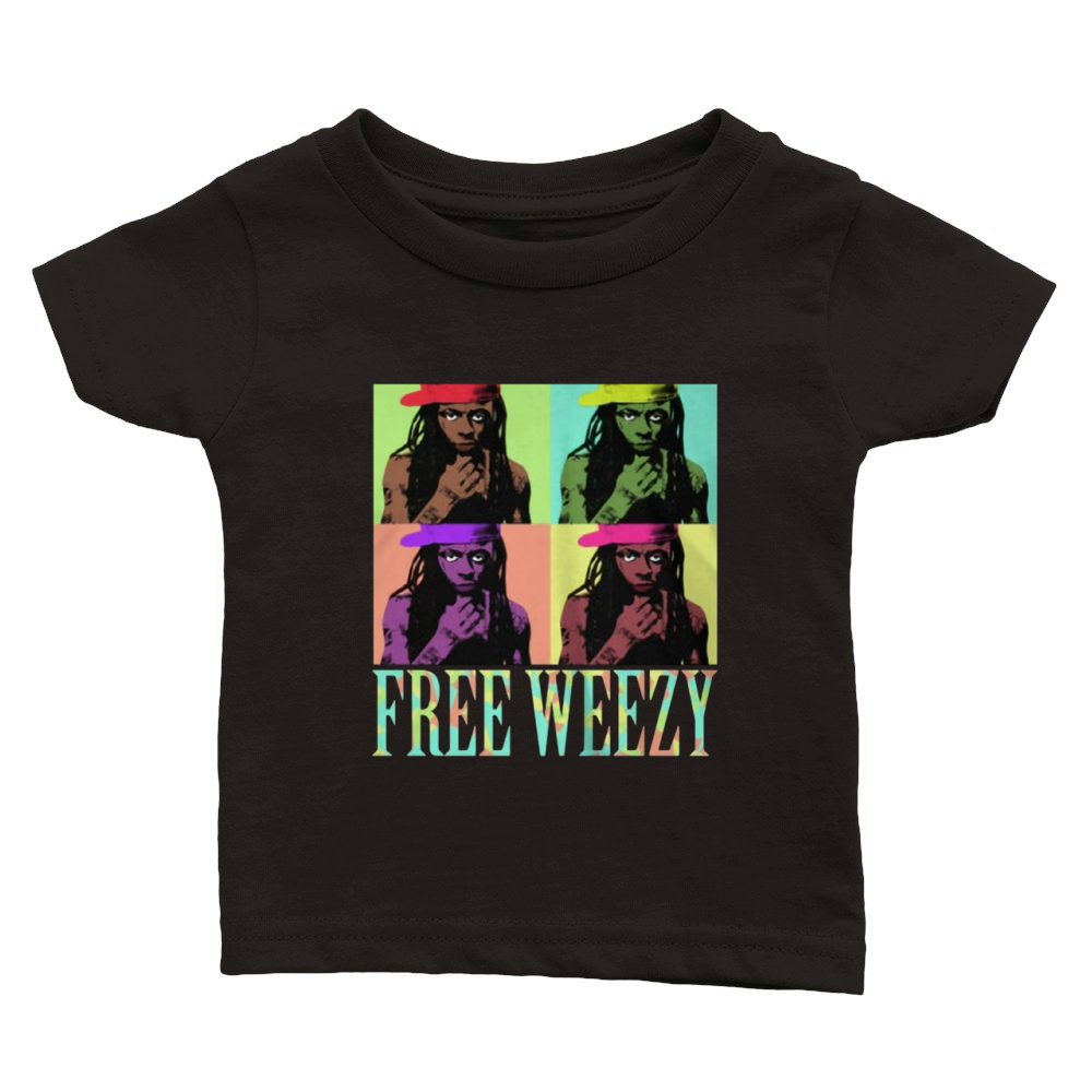 Free Weezy Lil Wayne - Baby Onesie Classic Baby Crewneck T-shirt