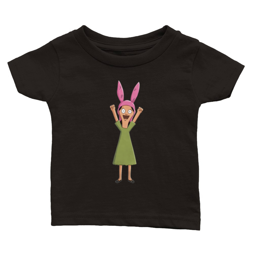 Louise Belcher Light Pattern Black - T Shirt Classic Baby Crewneck T-shirt