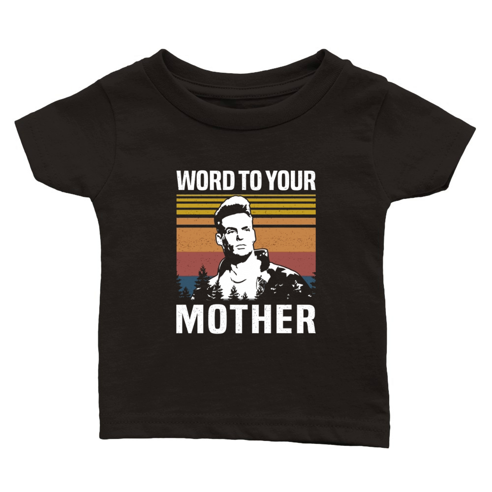 Vanilla Ice Ice Ice Baby word to your mother vintage Classic Baby Crewneck T-shirt