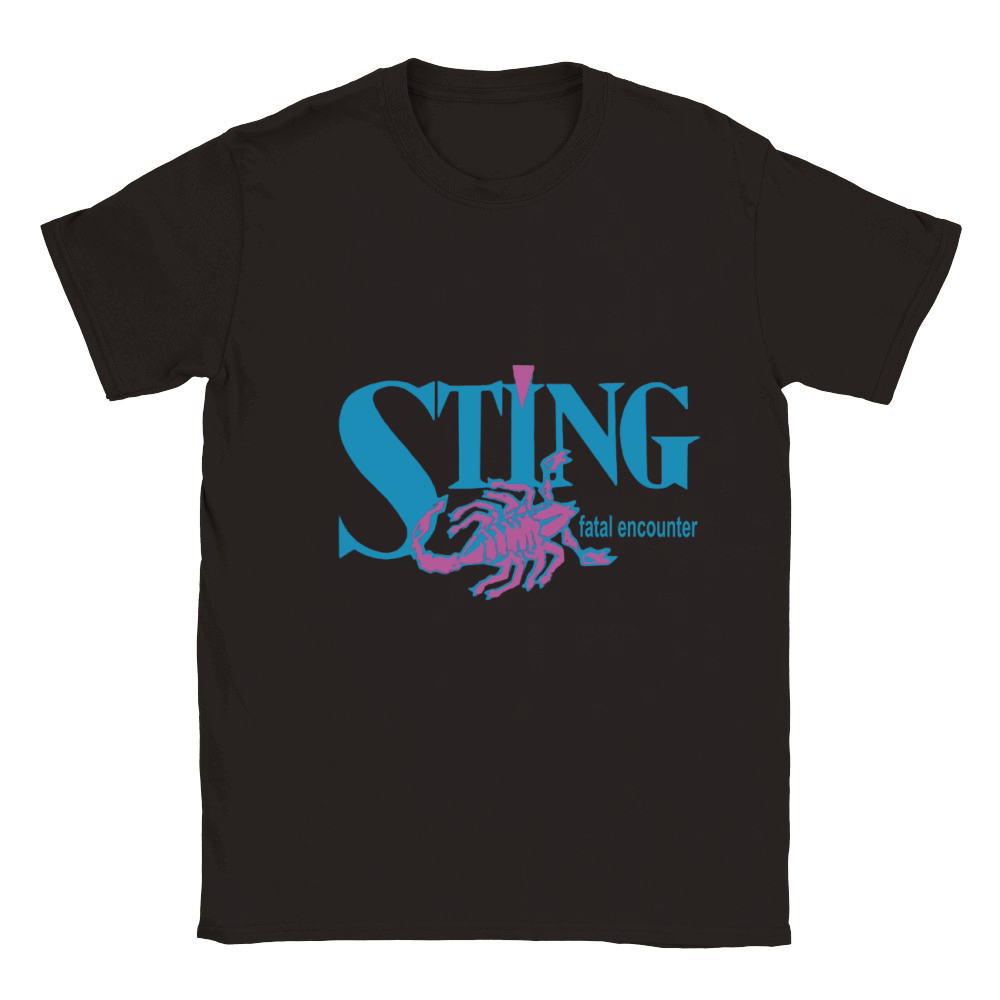 Aew Sting Scorpio Fatal Encounter Classic Kids Crewneck T-shirt