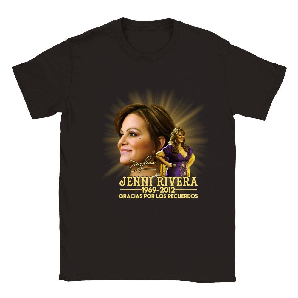 Jenni Rivera 1969 2012 Gracias Por Los Recuerdos signature Classic Kids Crewneck T-shirt