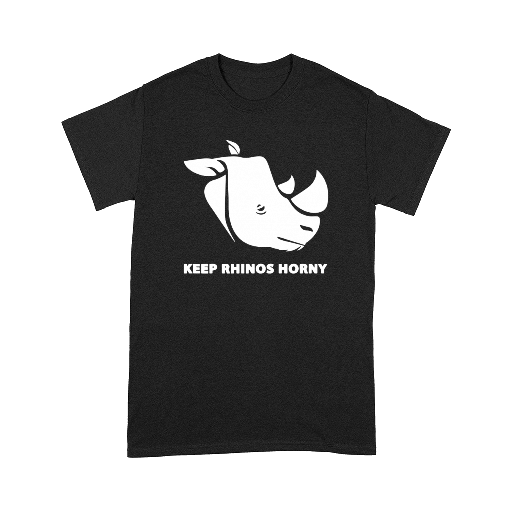 Paul Blackthorne Keep Rhinos Horny Comfort T-shirt