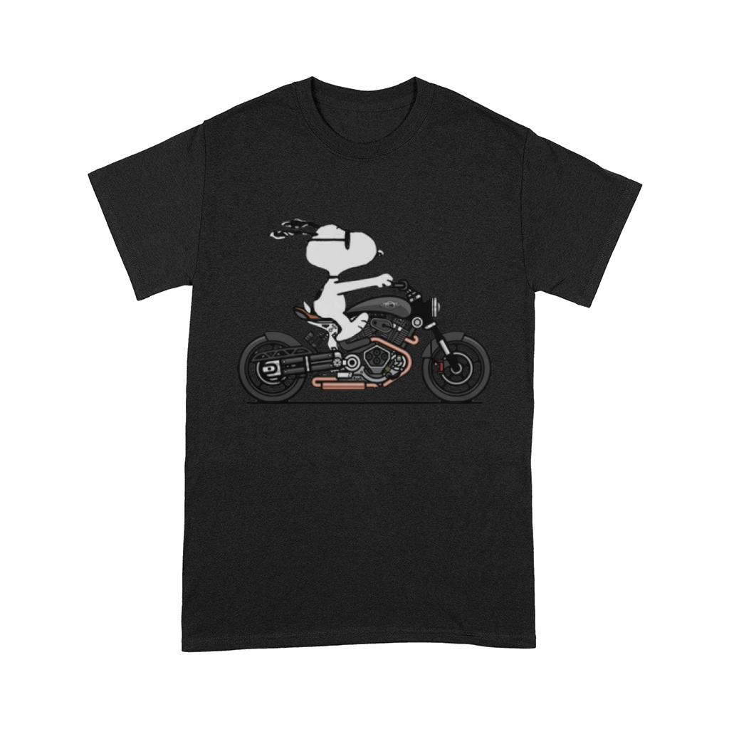 Snoopy riding motorcycle shirt Comfort T-shirt