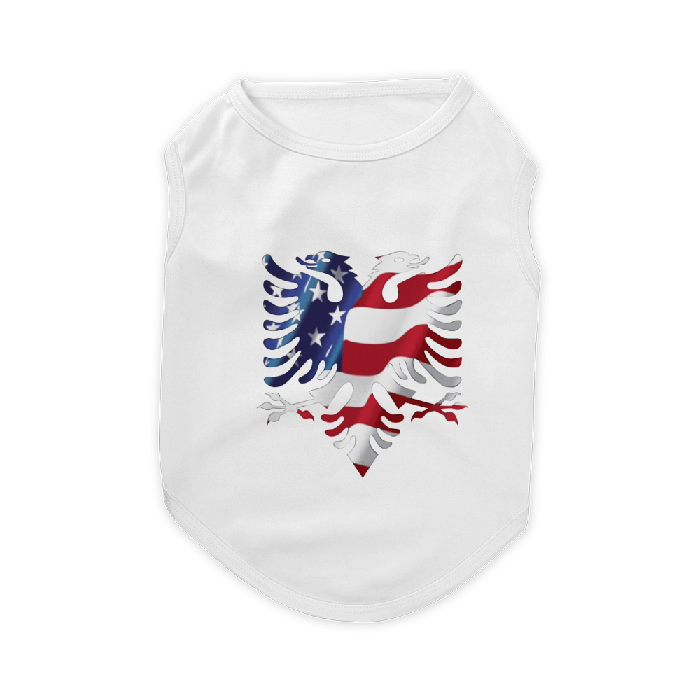 Albanian American Eagle T-Shirts Pet T-Shirt