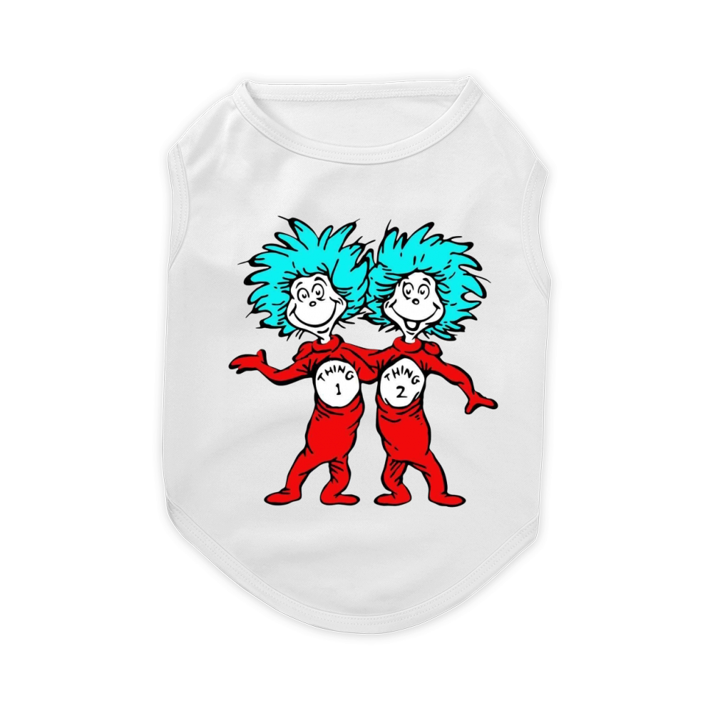 Dr. Seuss Thing 1 Thing 2 Buddies T-shirt Pet T-Shirt