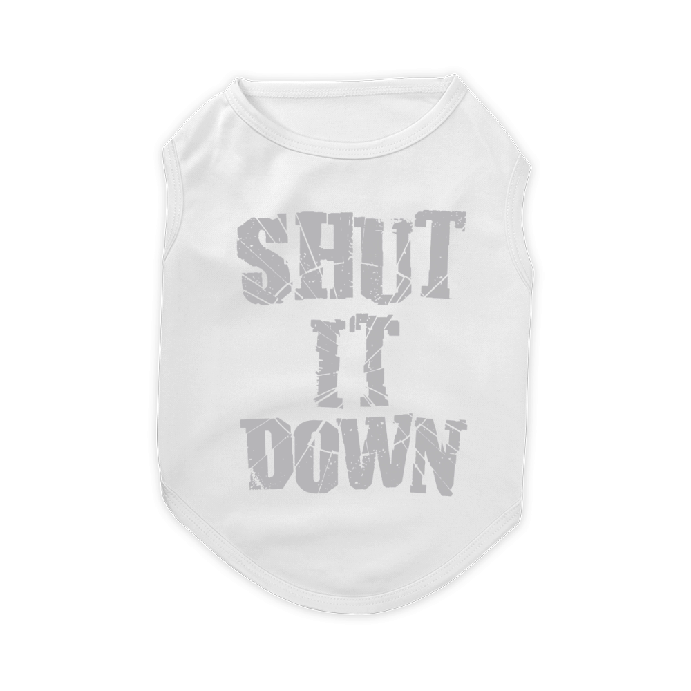 Jon Taffer SHUT IT DOWN Pet T-Shirt