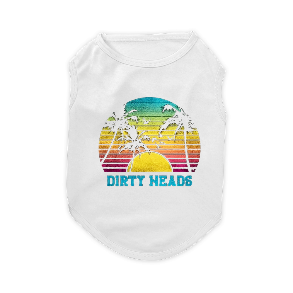 Sunset Dirty Heads Pet T-Shirt