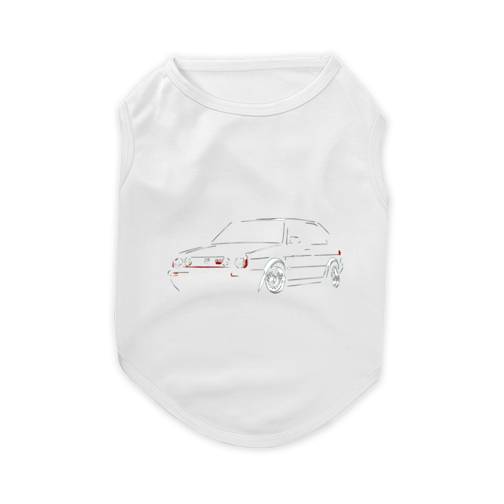 Volkswagen Golf Mk2 Pet T-Shirt