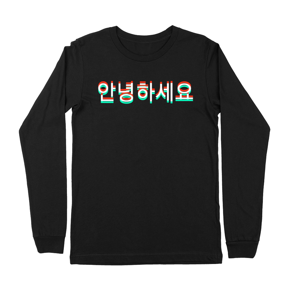 korean language Premium Long Sleeve