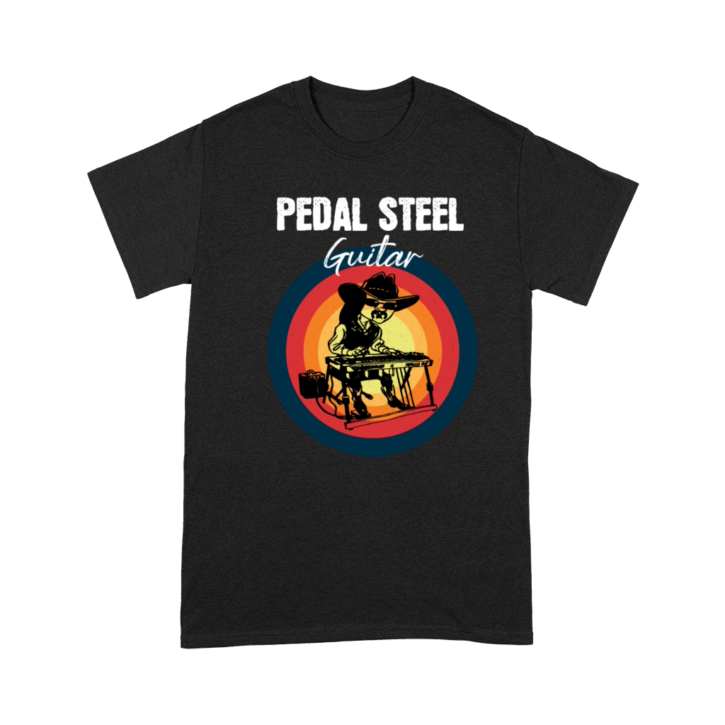 Vintage Pedal Steel Guitar Player Musician Premium T-shirt