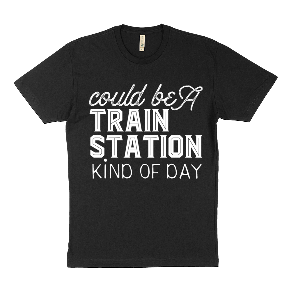 Could Be A Train Station Kind Of Day Train Station Sustainable T-Shirt