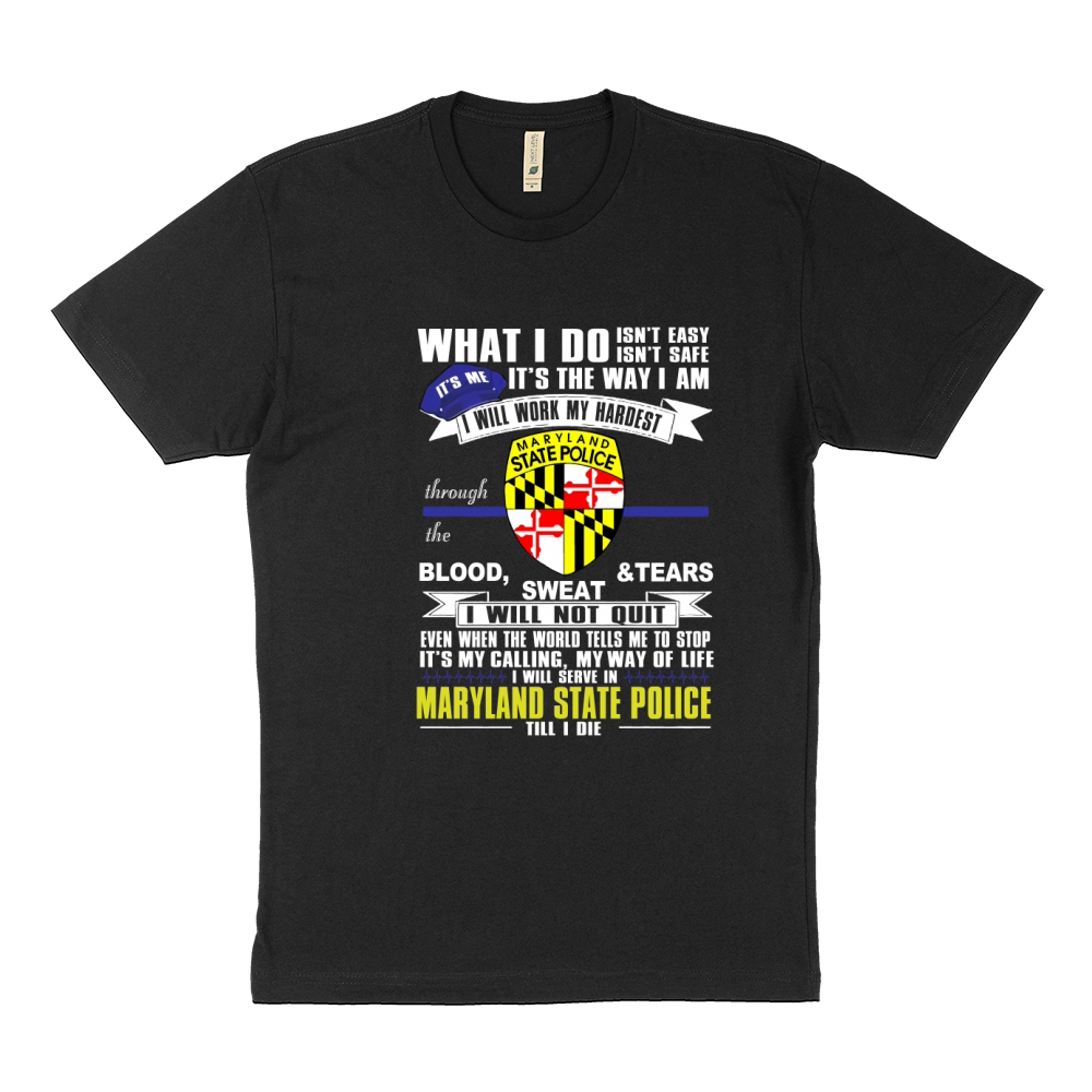 Maryland State Police Sustainable T-Shirt