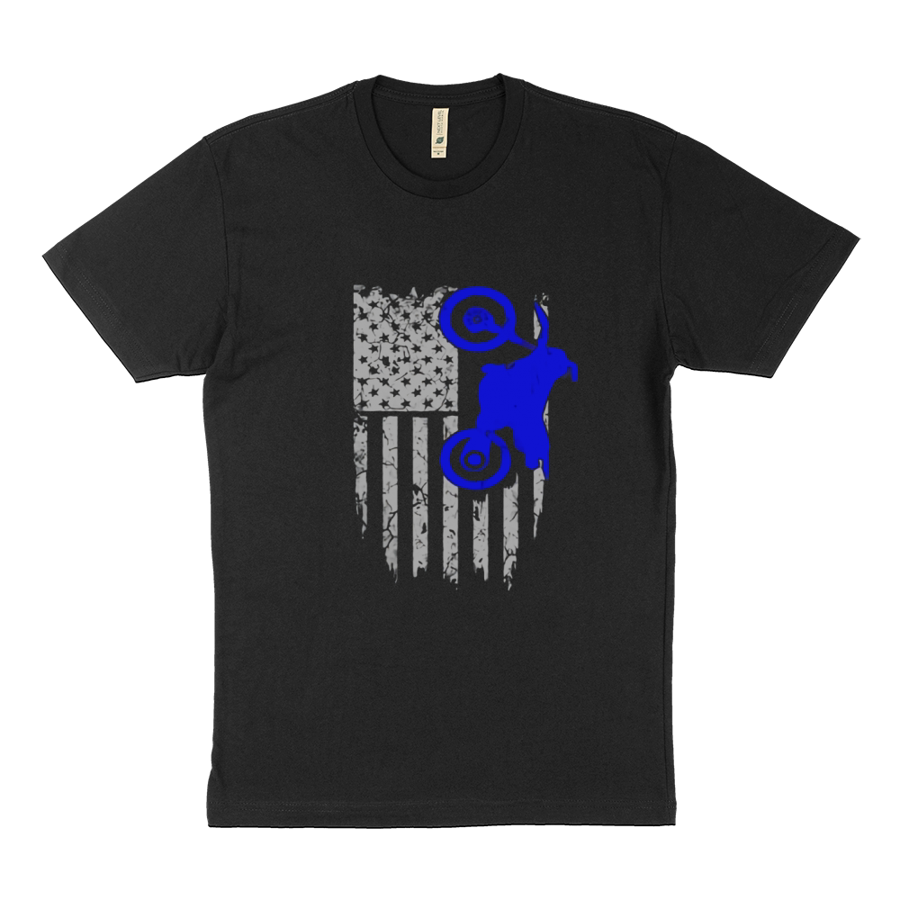 Motocross Dirt Bike Flag Sustainable T-Shirt