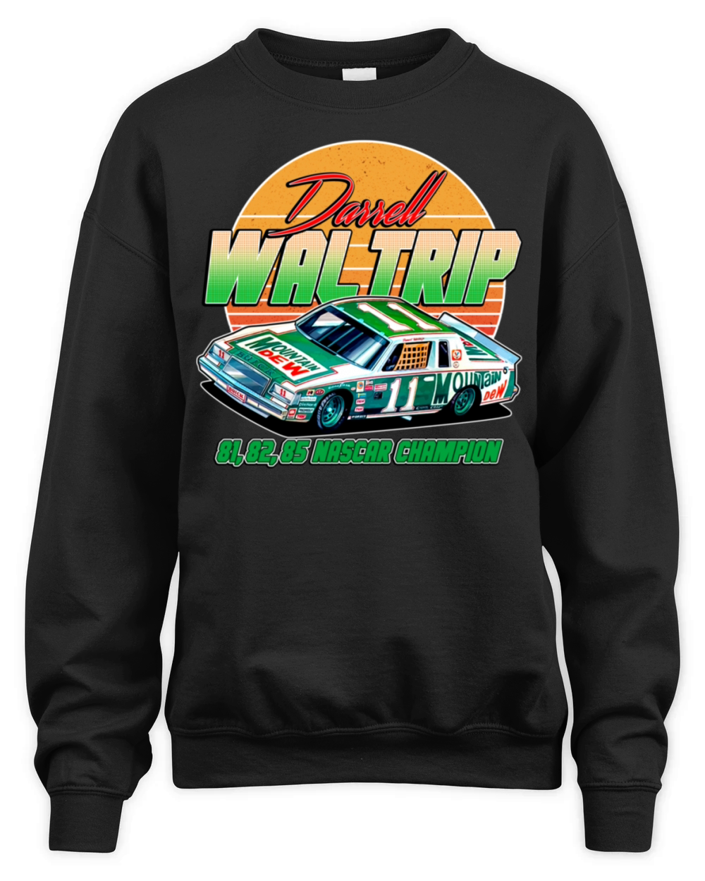 Darrell Waltrip Nascar Legend retro 80s style Unisex Premium Crewneck Sweatshirt