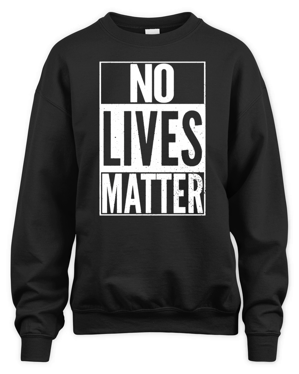 NO LIVES MATTER Funny Halloween Best Top Nihilist Unisex Premium Crewneck Sweatshirt