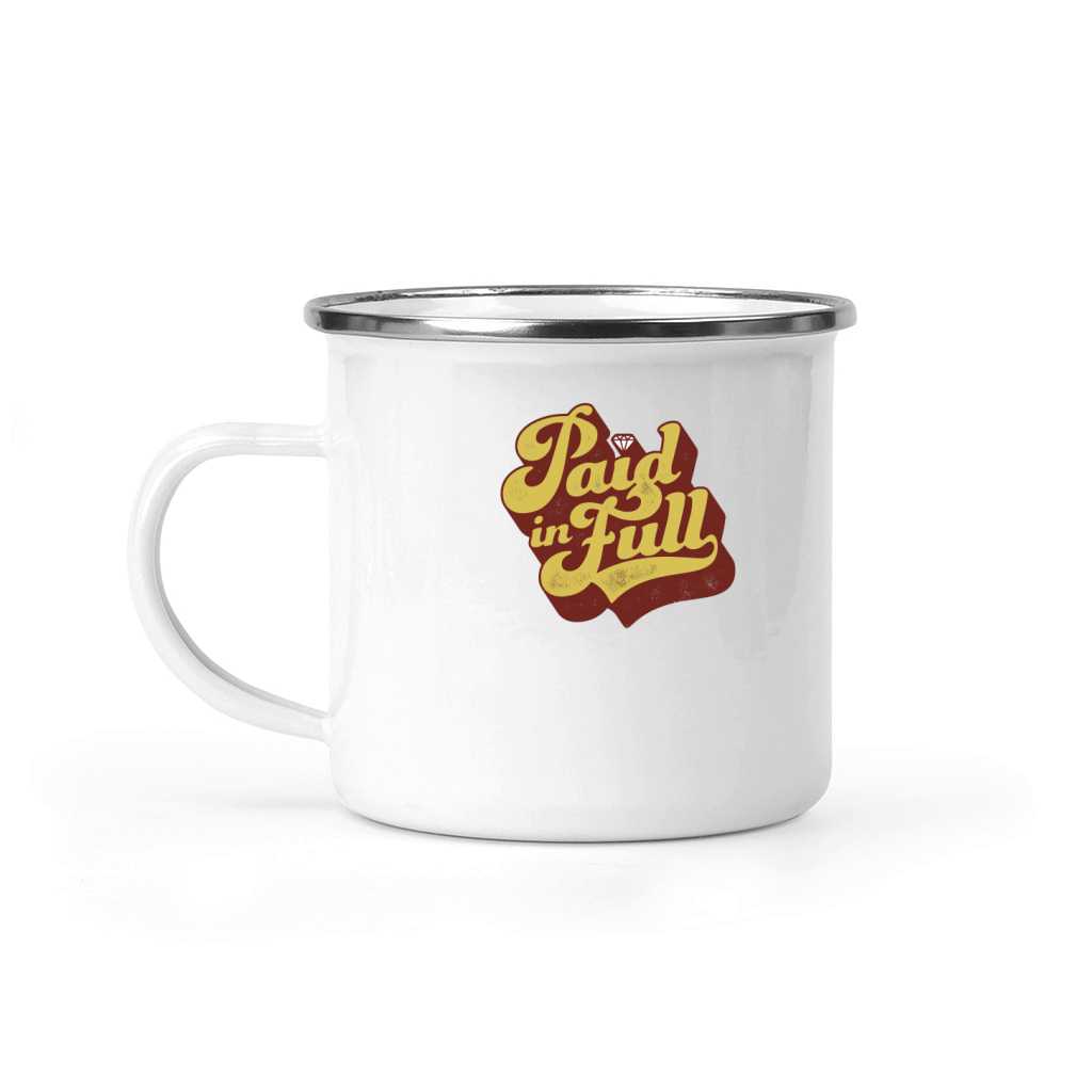 dustin poirier paid in full Camping Mug
