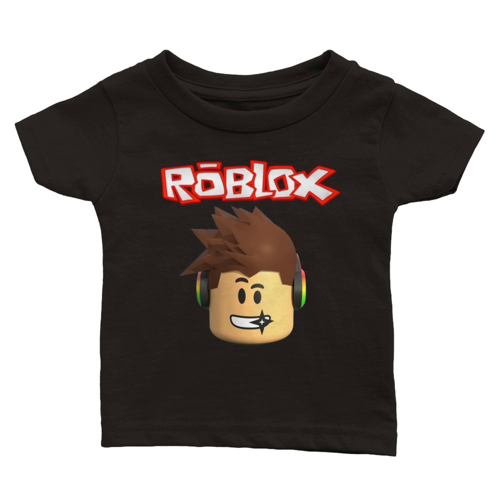 Roblox Character Head Classic Baby Crewneck T-shirt