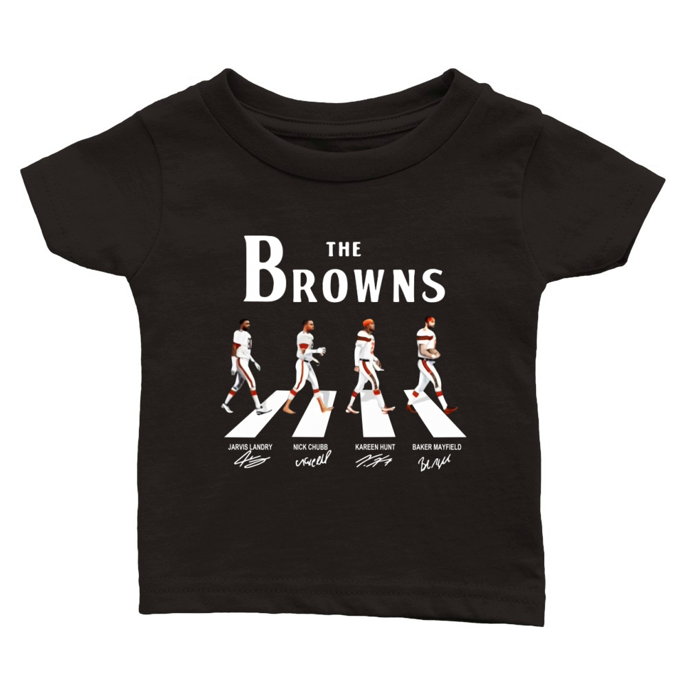 The Browns Abbey Road signatures Classic Baby Crewneck T-shirt