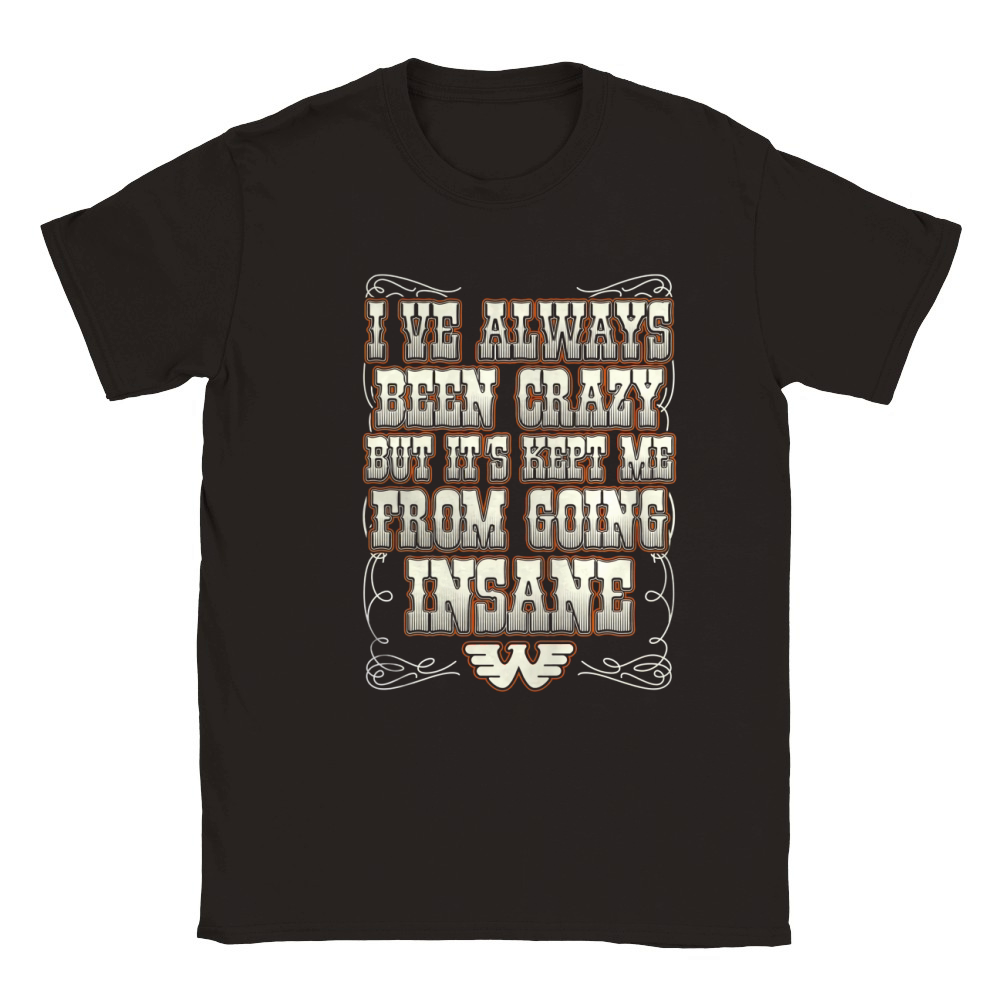 Waylon Jennings - I've always been crazy Classic Kids Crewneck T-shirt