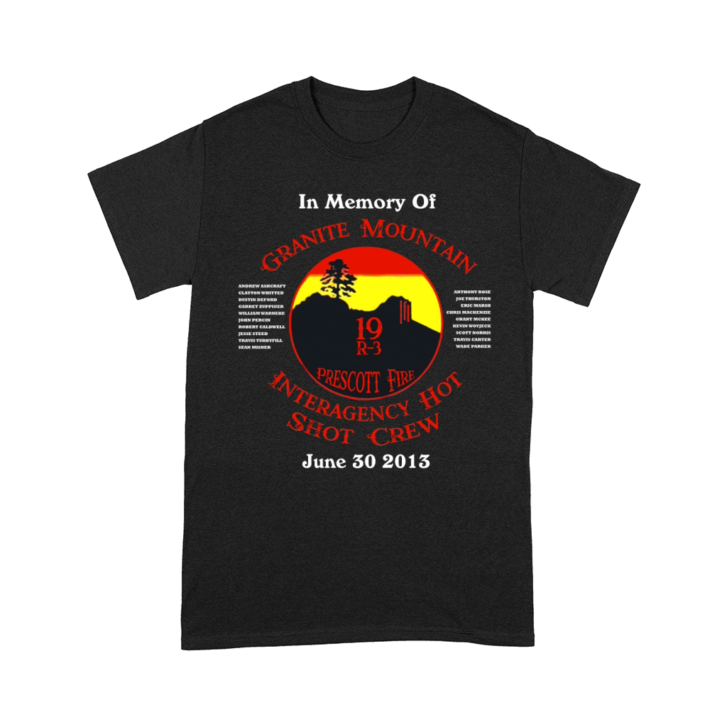 Prescott Granite Mountain Hotshots Memorial Comfort T-shirt
