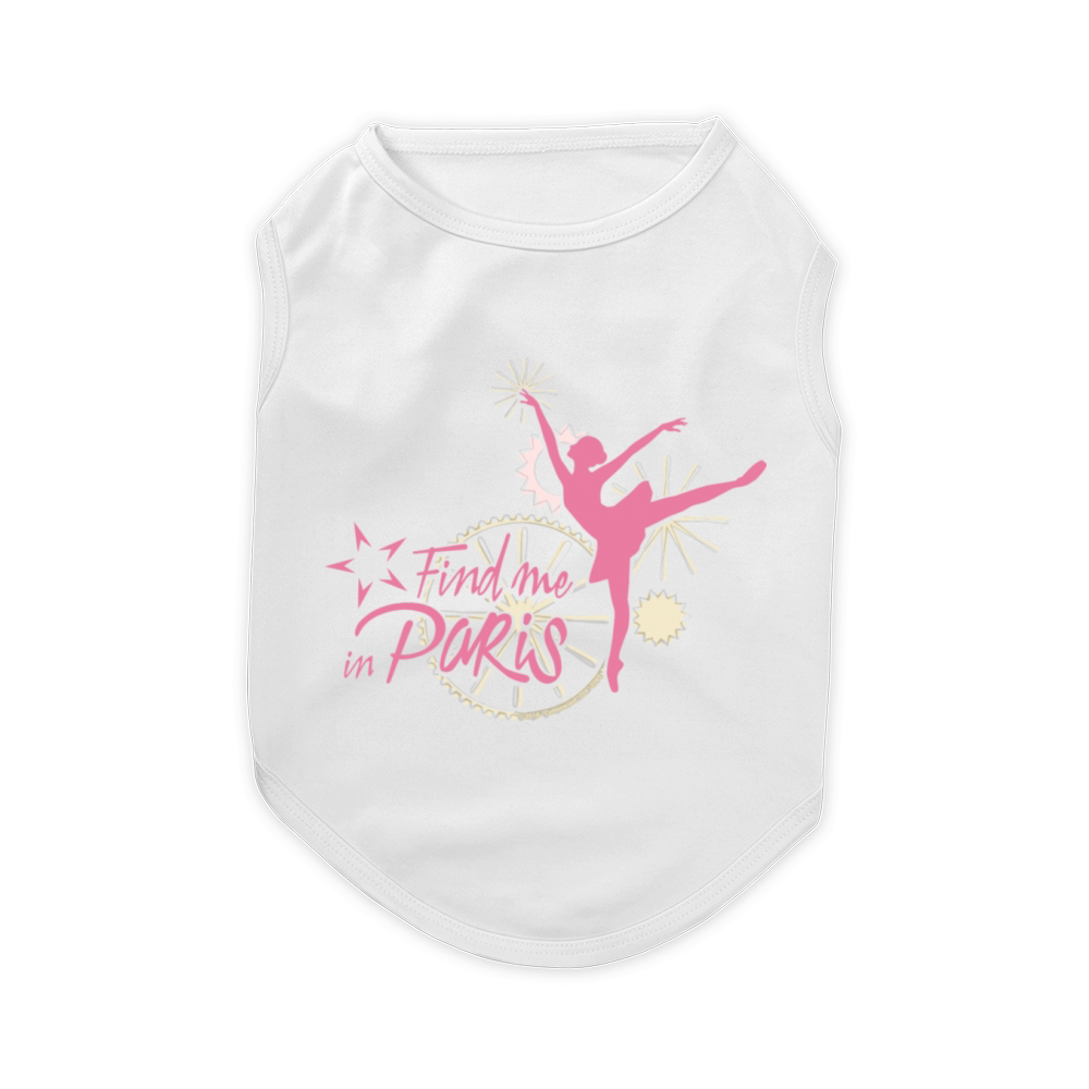 Find me in Paris Logo Pet T-Shirt