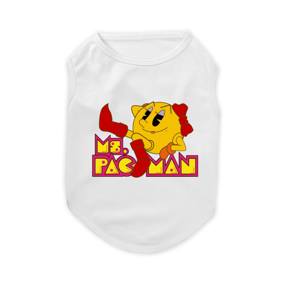 Ms. Pac Man Shirt T-Shirt Pet T-Shirt
