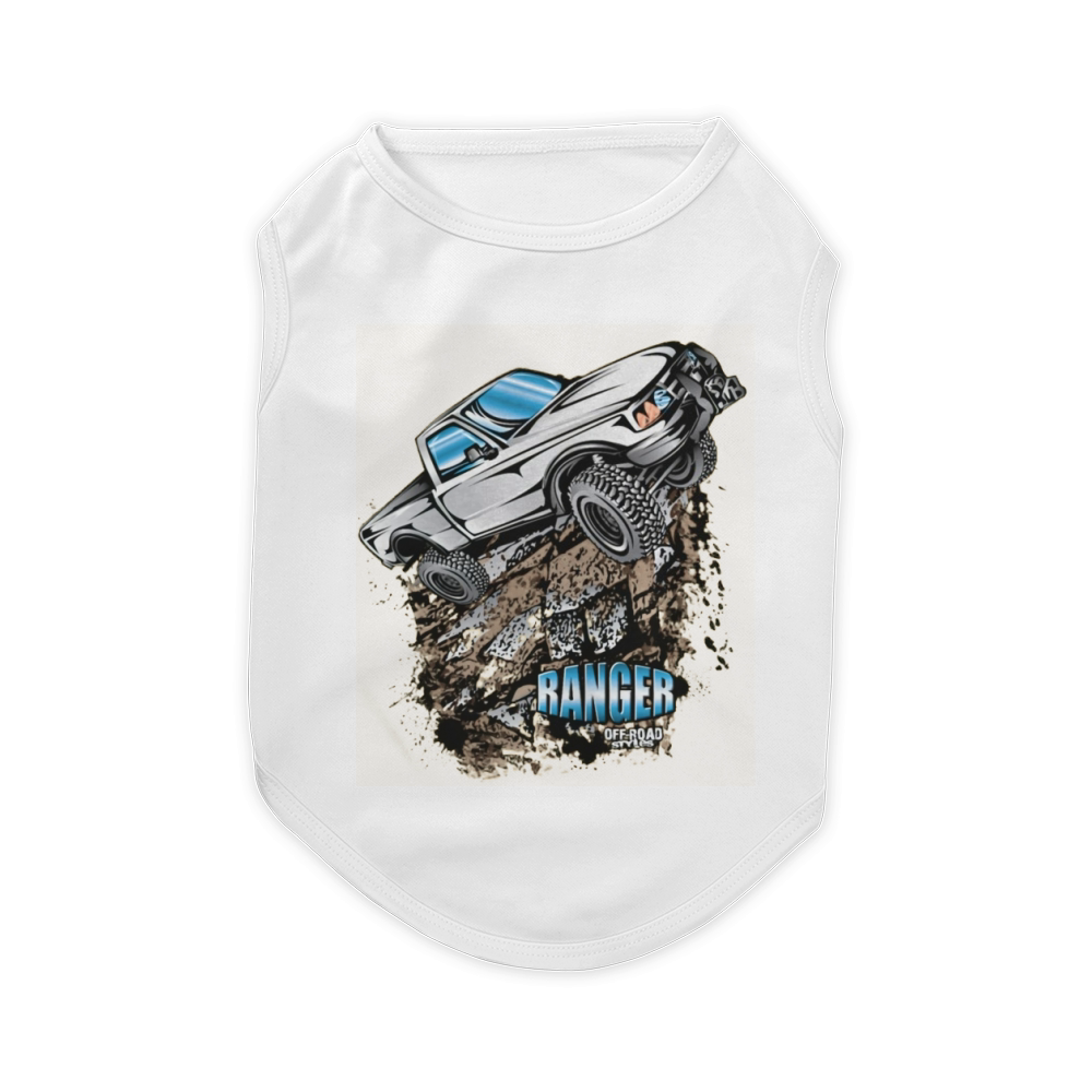 White Ford Ranger T-Shirt T-Shirt Pet T-Shirt