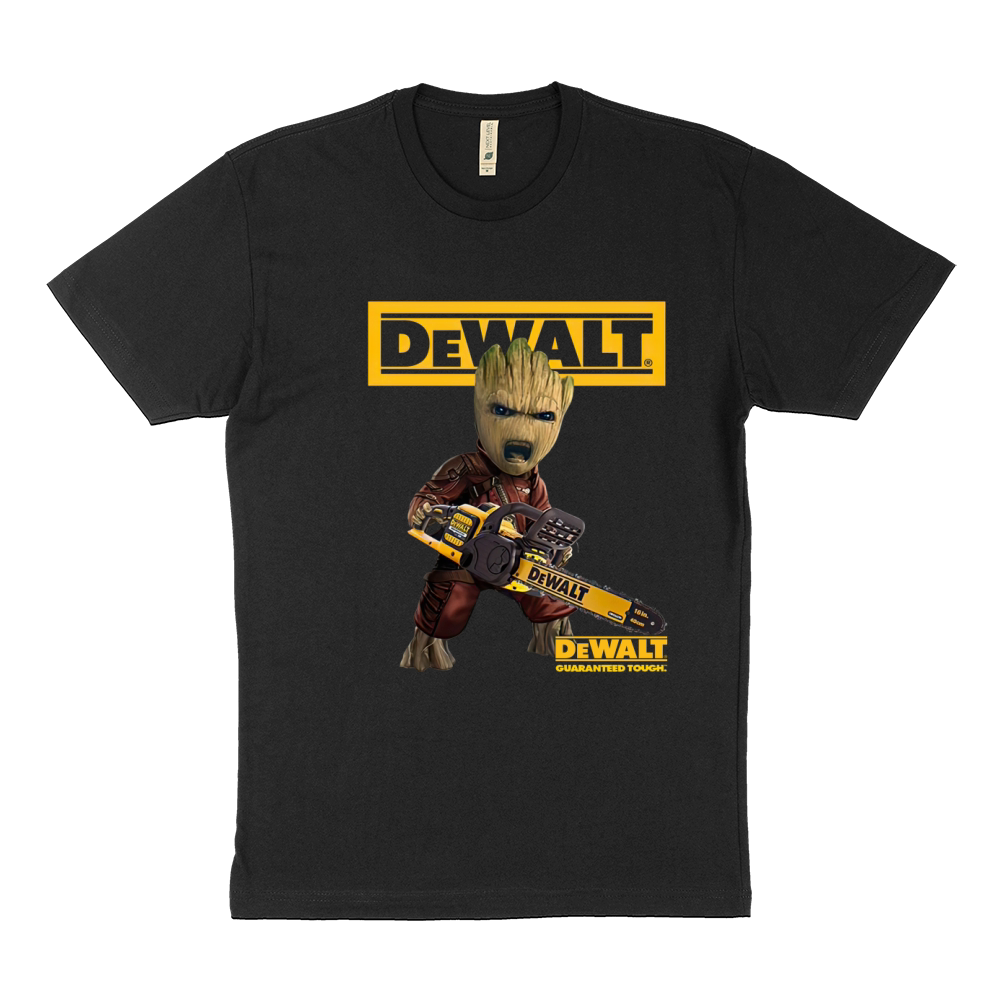 Groot With Logo Dewalt Shirt Sustainable T-Shirt