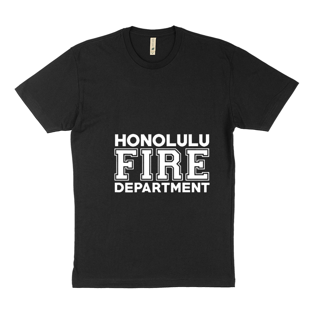 Honolulu Hawaii Fire Department Firefighters Rescue Sustainable T-Shirt