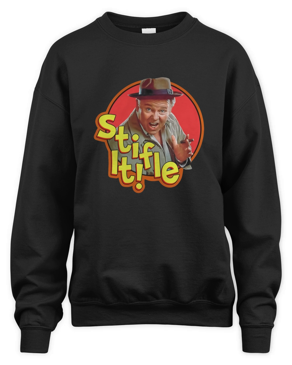 All in the Family Archie Bunker Unisex Premium Crewneck Sweatshirt