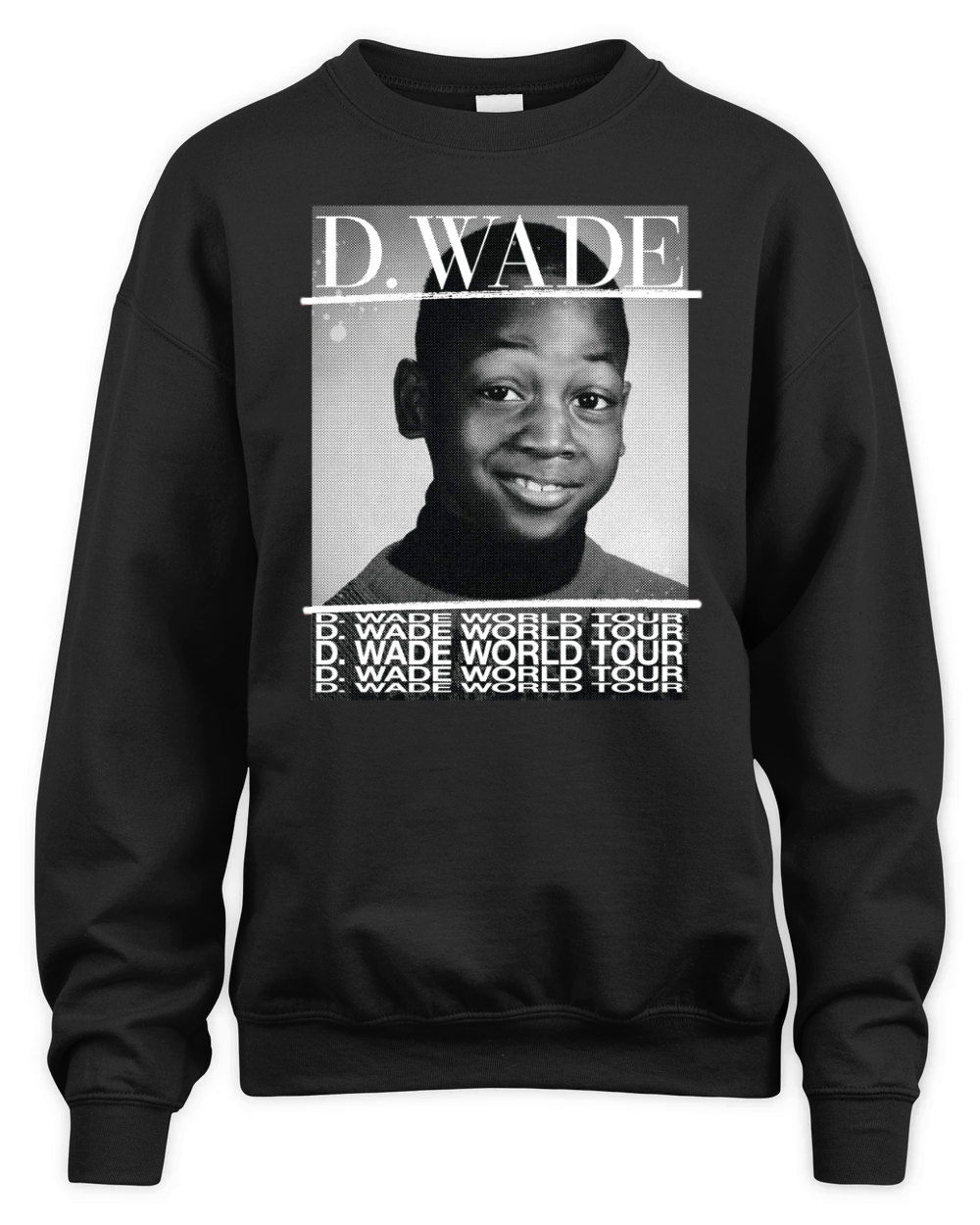 Dwyane wade world tour shirt Unisex Premium Crewneck Sweatshirt