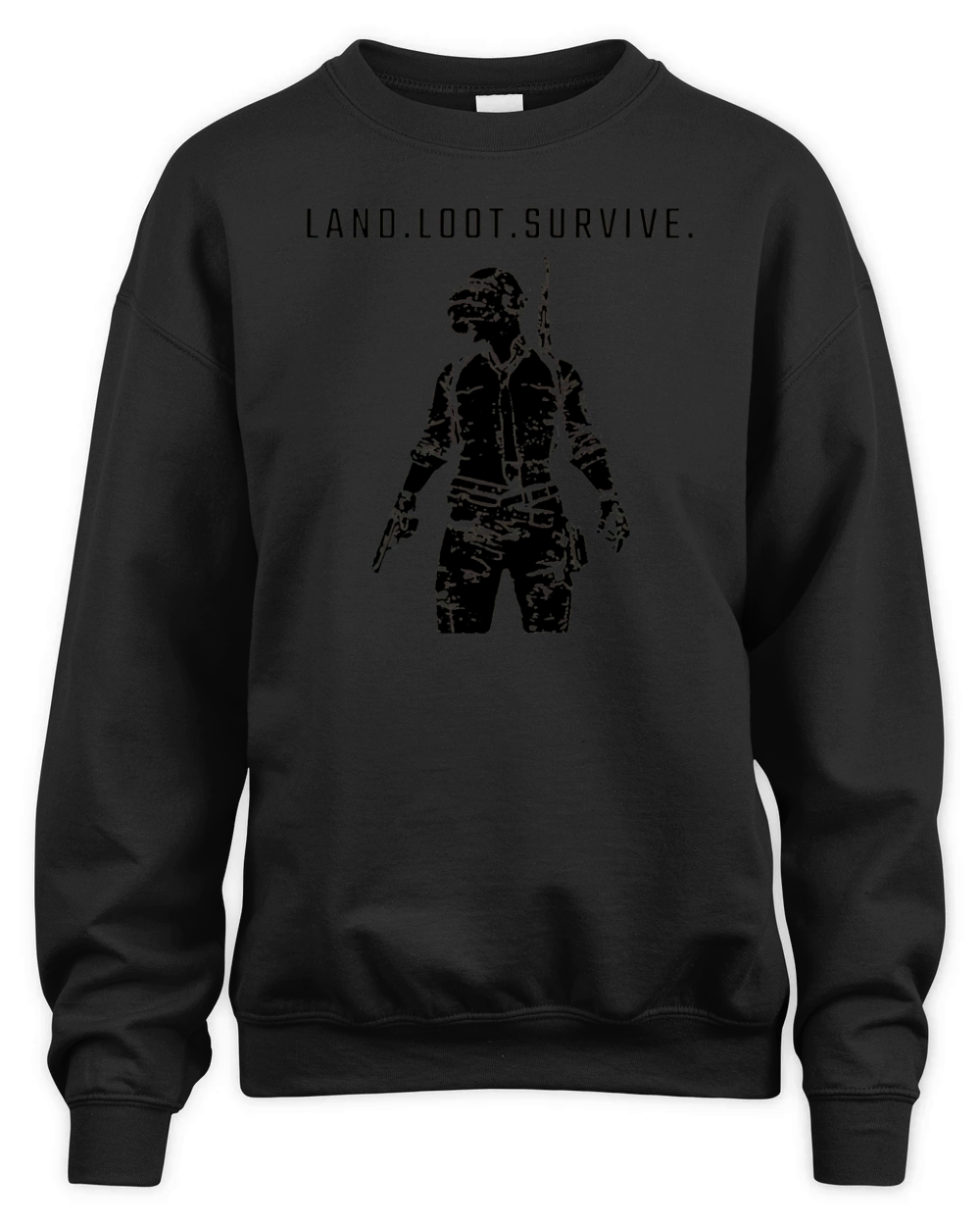 PUBG Land Loot Survive Unisex Premium Crewneck Sweatshirt