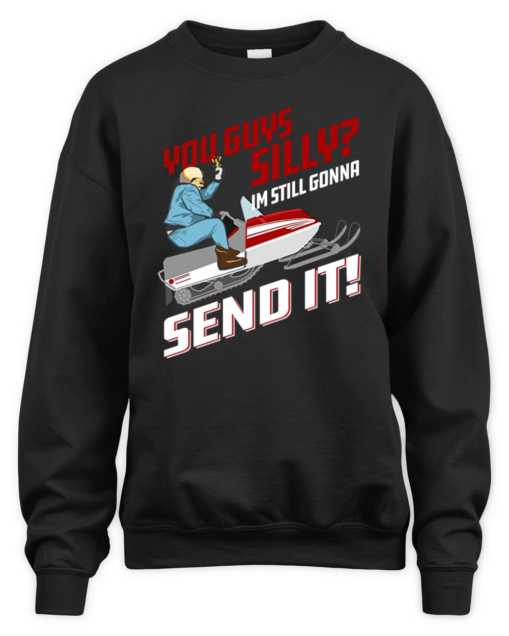 You Guys Silly I'm Still Gonna Send It(Larry Enticer shirt) Unisex Premium Crewneck Sweatshirt
