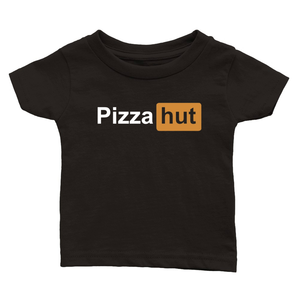 PIZZA HUT PARODY Classic Baby Crewneck T-shirt