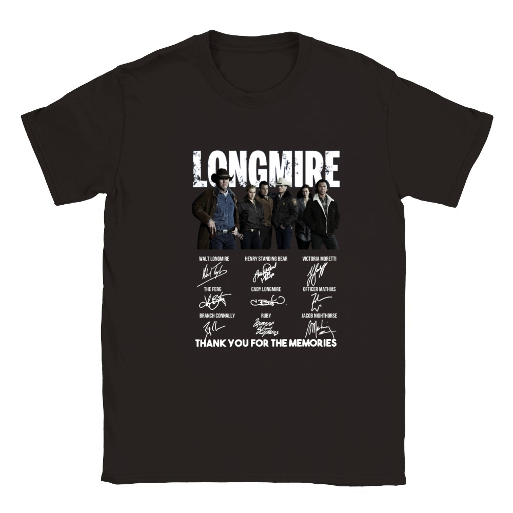 Longmire signatures thank you for the memories-Recovered shirt Classic Kids Crewneck T-shirt