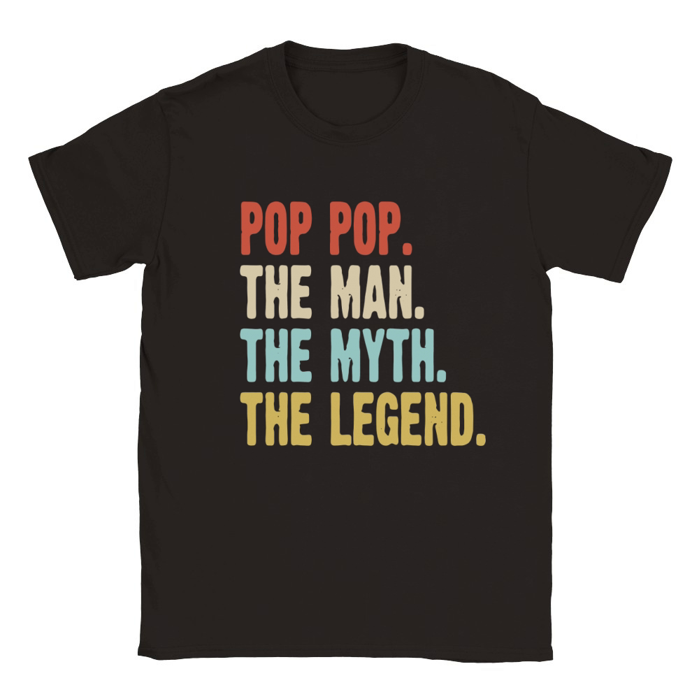 Pop Pop The Man The Myth The Legend - Sweatshirt Unisex Classic Kids Crewneck T-shirt