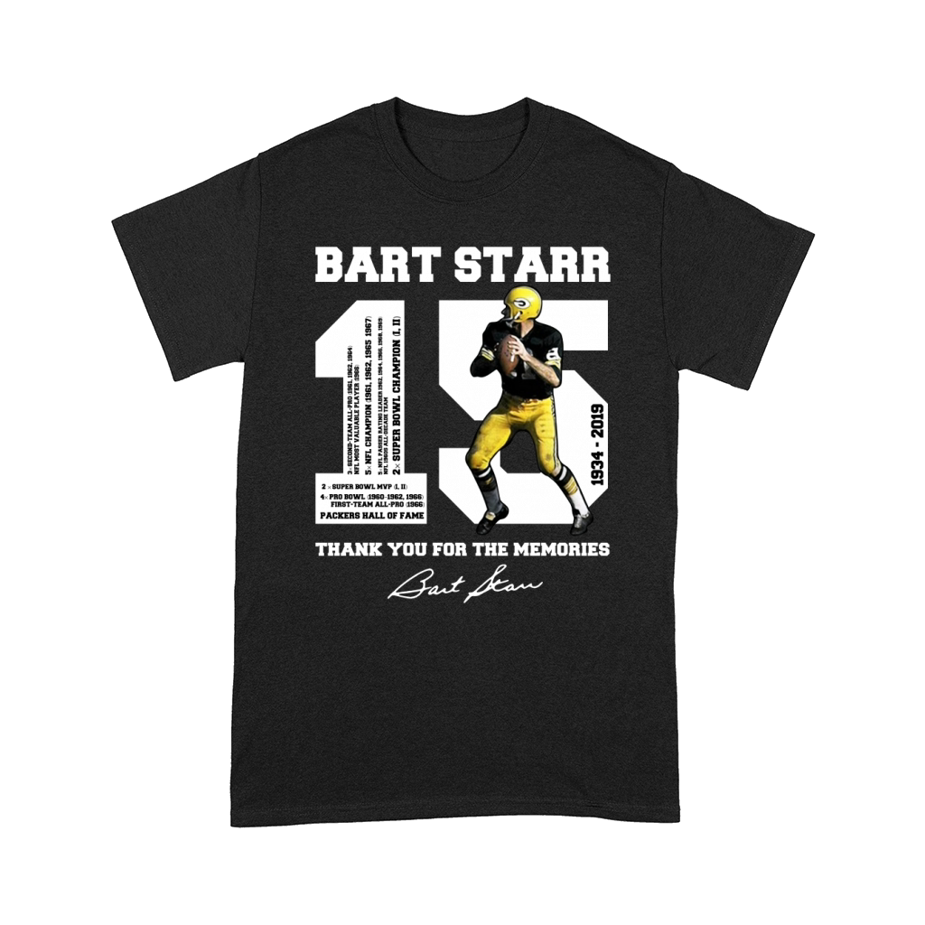 Bart Starr 15 1934 – 2019 thank you for the memories Comfort T-shirt