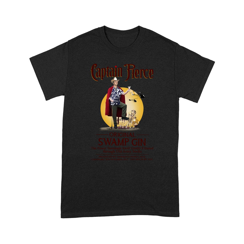 Captain Pierce original swamp gin the Finest Tentmade Swill Gently Comfort T-shirt
