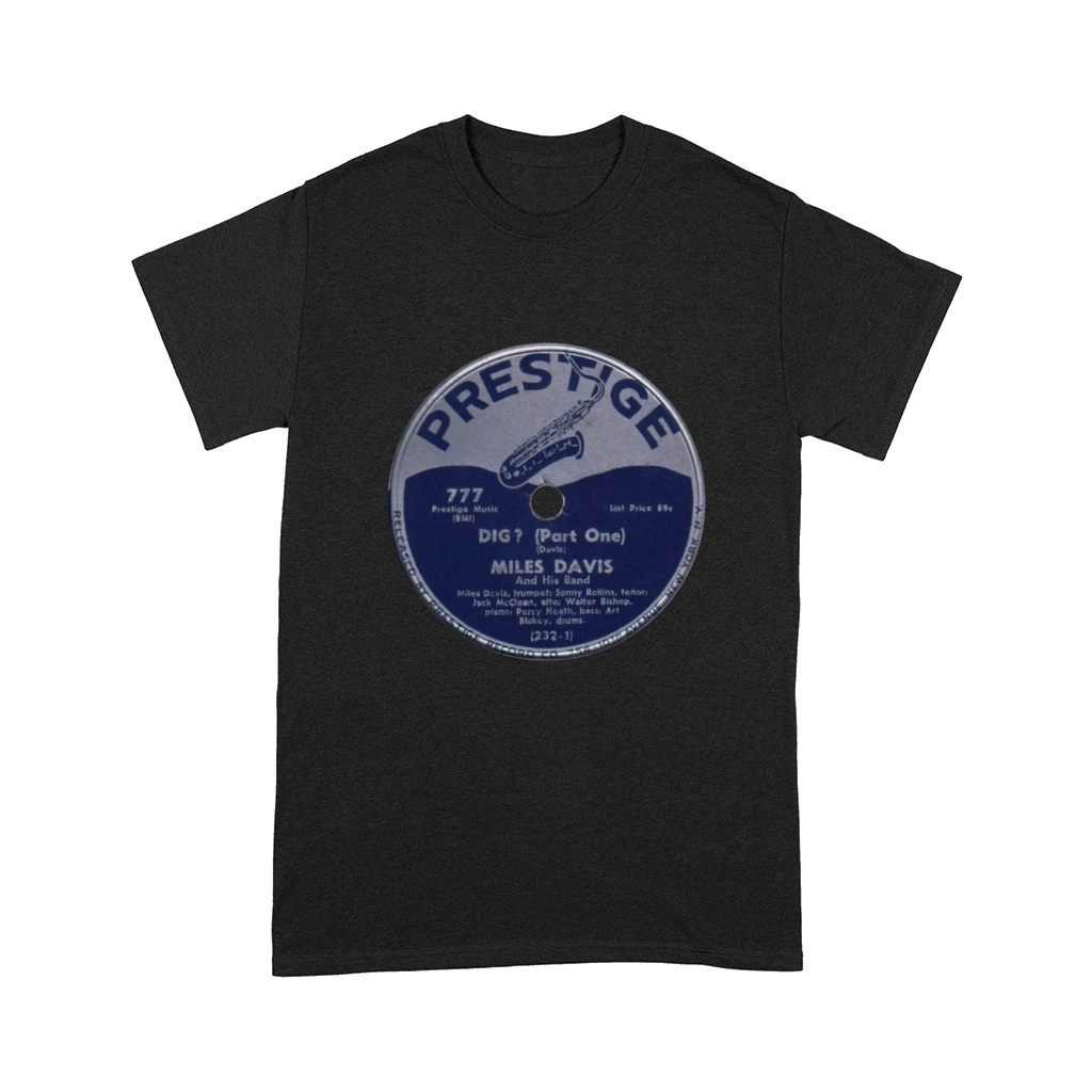 Miles Davis 78 RPM Record Label Comfort T-shirt