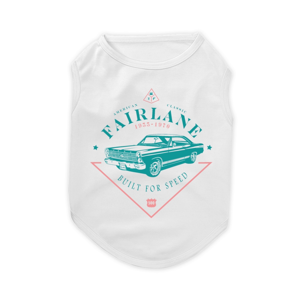 Ford Fairlane - Built For Speed Pet T-Shirt