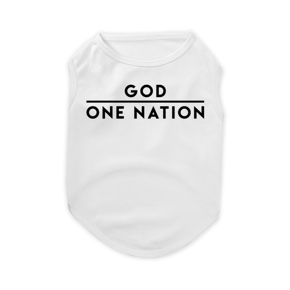 God One Nation Under God American Christian Gift Pet T-Shirt